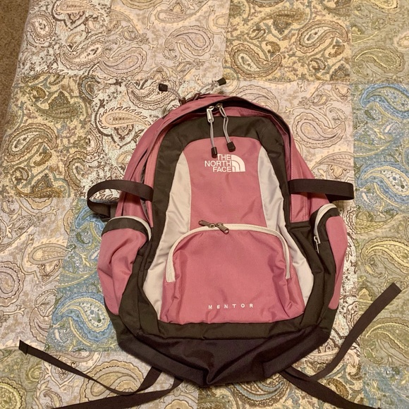North Face Grey And Pink Backpack Mini Backpack North Face Grey And Pink  Backpack Buy The